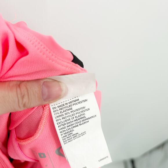 Nike Womens Beach Surf Colorblock Asymmetrical Neck One Shoulder Swimsuit Size M - Picture 5 of 6